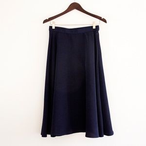 American Apparel Skirt, Mid-Length Circle, Navy